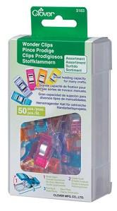 Clover - Wonder Clips 50 per box - Seamstress Fabrics