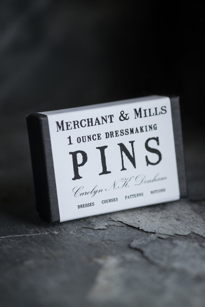 Merchant & Mills - Dressmaking pins - Seamstress Fabrics