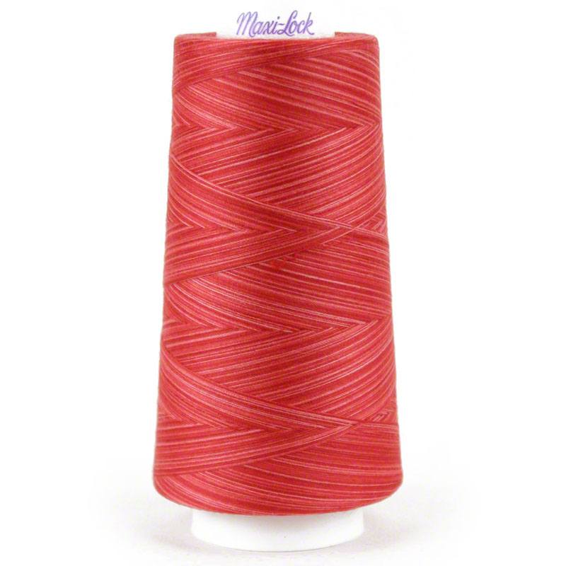 MaxiLock Swirls - Watermelon Sorbet Swirl Variegated Thread - Seamstress Fabrics